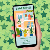 Wechselankündigung Neue Wohnung Tree-Free Card Save The Date