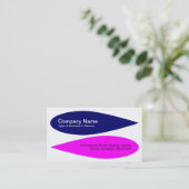 Wechselbalg - DP Navy und Magenta Visitenkarte (Stehend Vorderseite)