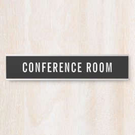 Wechselbares Konferenzraum Unterschrift Tür Metall Türschild