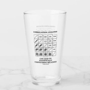 Wechselbeziehungs-Analyse kann zu verwirrenden Glas