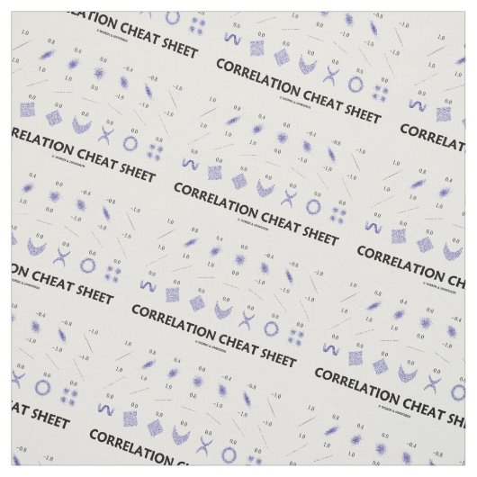 Wechselbeziehungs-Spickzettel Stoff (Muster)