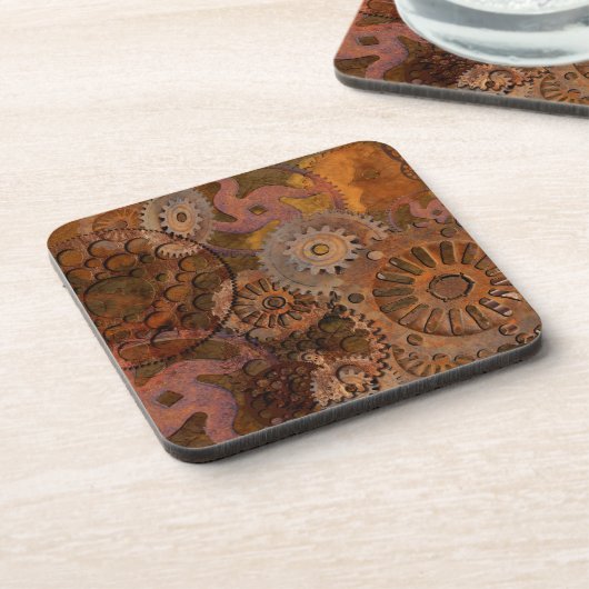 Wechselgetriebe - Dampfgetriebe und Zahnräder Untersetzer (Linke Seite)