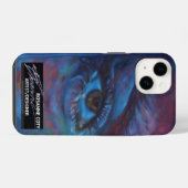 Wechselhaftes Auge iPhone Hülle (Rückseite (Horizontal))