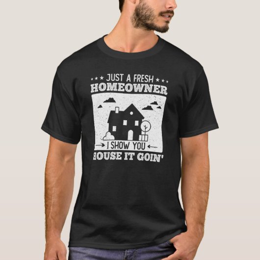 Wechselhaus Es wird zum ersten Mal Zuhause T-Shirt (Vorderseite)