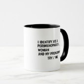 Wechseljahre-Geschenk, Perimenopause-Witz, 50. Geb Tasse (VorderseiteRechts)