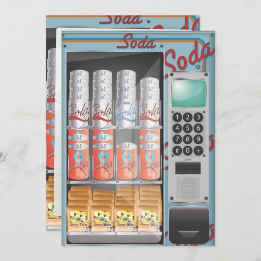 Wechselmaschine Einladung (Vorne/Hinten)