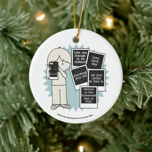 Wechseln in einem Instant Keramik Ornament (Baum)