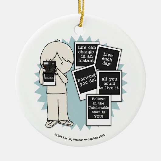 Wechseln in einem Instant Keramik Ornament (Vorne)