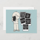 Wechseln in einem Instant Postkarte (Vorne/Hinten)