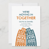 Wechseln in Neue Adresskarte mit Stadt kombinieren Einladung (Vorderseite)