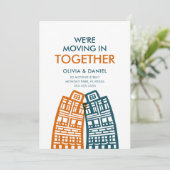 Wechseln in Neue Adresskarte mit Stadt kombinieren Einladung (Stehend Vorderseite)