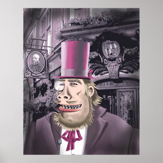 Wechseln mit einem Hyde-Matte-Poster Poster (Vorne)