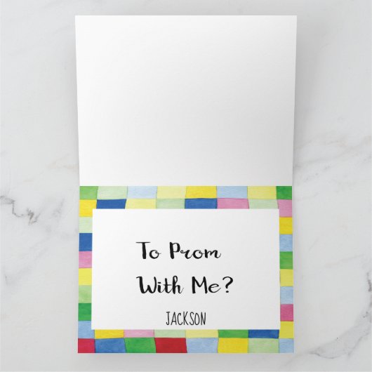 Wechseln Sie zum POROM-Vorschlag Karte (Innenseite)