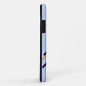 Wechseln zu allen anfänglichen blauen Farbstreifen Case-Mate iPhone Hülle (Hinten/Rechts)