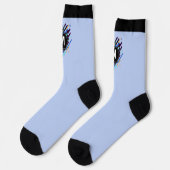 Wechseln zu allen anfänglichen, schwarzen blauen F Socken (Linkes Detail)
