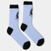 Wechseln zu allen anfänglichen, schwarzen blauen F Socken (Rechts)