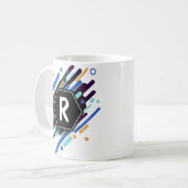 Wechseln zu einer beliebigen Anfangsfarbe für blau Kaffeetasse (Vorderseite Links)