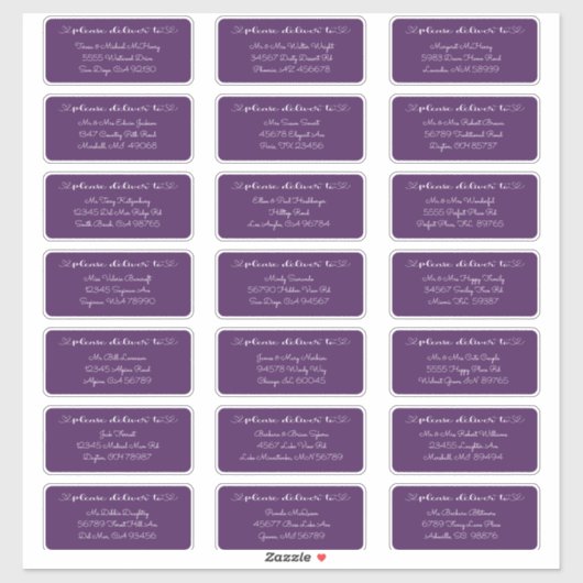 Wechseln zu einer beliebigen Farbadressnamen Aufkleber (Blatt)