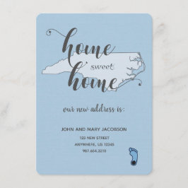 Wechseln zu "New Address Zuhause Sweet Zuhause NC" Einladung