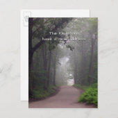 Wechseln zur neuen Länderadresse Ankündigungspostkarte (Vorne/Hinten)