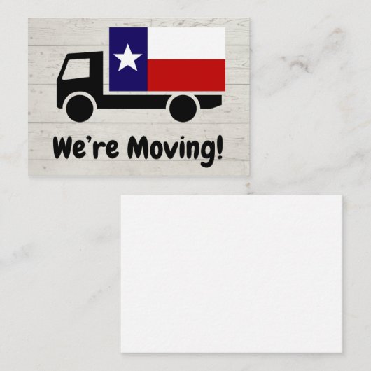 Wechseln zur Texas-Karte Mitteilungskarte (Vorne/Hinten)