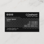 Wechselnd - Dunkle Honigwabe Visitenkarte (Vorderseite)