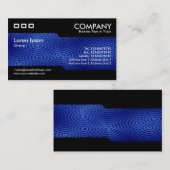 Wechselnd - Elektrischer Regen blau Visitenkarte (Vorne/Hinten)