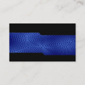 Wechselnd - Elektrischer Regen blau Visitenkarte (Rückseite)