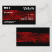 Wechselnd - Elektrischer Regen rot Visitenkarte (Vorne/Hinten)