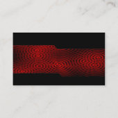 Wechselnd - Elektrischer Regen rot Visitenkarte (Rückseite)
