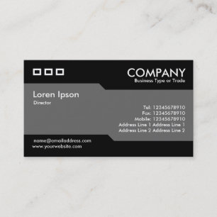 Wechselnd - grau visitenkarte