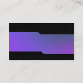 Wechselnd - weiche Farbverläufe Visitenkarte (Rückseite)
