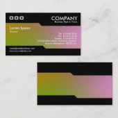 Wechselnd - weiche Farbverläufe Visitenkarte (Vorne/Hinten)