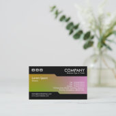 Wechselnd - weiche Farbverläufe Visitenkarte (Stehend Vorderseite)