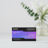 Wechselnd - weiche Gradienten-Visitenkarte Visitenkarte (Stehend Vorderseite)