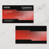 Wechselnd - weiche Gradienten-Visitenkarte Visitenkarte (Vorne/Hinten)