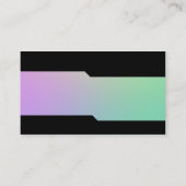 Wechselnd - weiche Gradienten-Visitenkarte Visitenkarte (Rückseite)