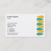 Wechselnde Blätter 01 Visitenkarte (Rückseite)