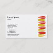 Wechselnde Blätter 02 Visitenkarte (Rückseite)