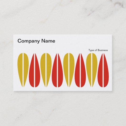 Wechselnde Blätter 02 Visitenkarte (Vorderseite)