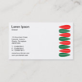 Wechselnde Blätter 03 Visitenkarte (Rückseite)