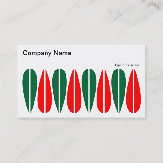 Wechselnde Blätter 03 Visitenkarte (Vorderseite)