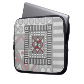 Wechselnde geometrische Notebookgehäuse Laptopschutzhülle (Vorderseite Links)