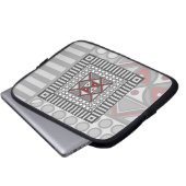 Wechselnde geometrische Notebookgehäuse Laptopschutzhülle (Vorne Knopf)