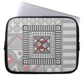 Wechselnde geometrische Notebookgehäuse Laptopschutzhülle (Vorderseite)