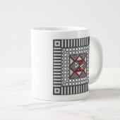 Wechselnde geometrische Tasse (Vorderseite Rechts)