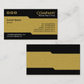 Wechselnde - Ockerbesatzte Textur Visitenkarte (Vorne/Hinten)