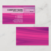 Wechselnde Töne - Element Rosa Visitenkarte (Vorne/Hinten)