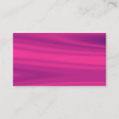 Wechselnde Töne - Element Rosa Visitenkarte (Rückseite)