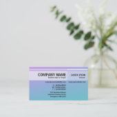 Wechselnde Töne - weiche Farbverläufe - Visitenkar Visitenkarte (Stehend Vorderseite)